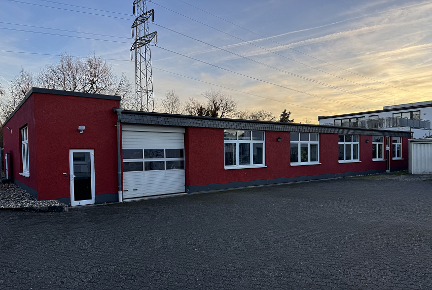 Werkstatt von Elektro Meurer in der Westerwaldstraße in Sankt Augustin-Hangelar